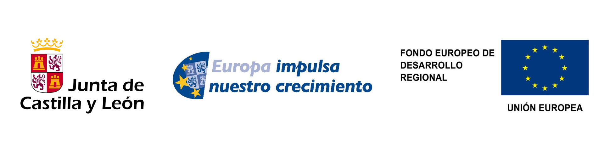Logos de la Junta de Castilla y León y FEDER "Europa impulsa nuestro crecimiento"
