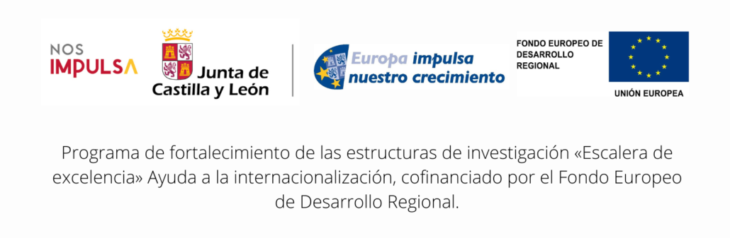 Programa de fortalecimiento de las estructuras de investigación «Escalera de excelencia» Ayuda a la internacionalización, cofinanciado por el Fondo Europeo de Desarrollo Regional.